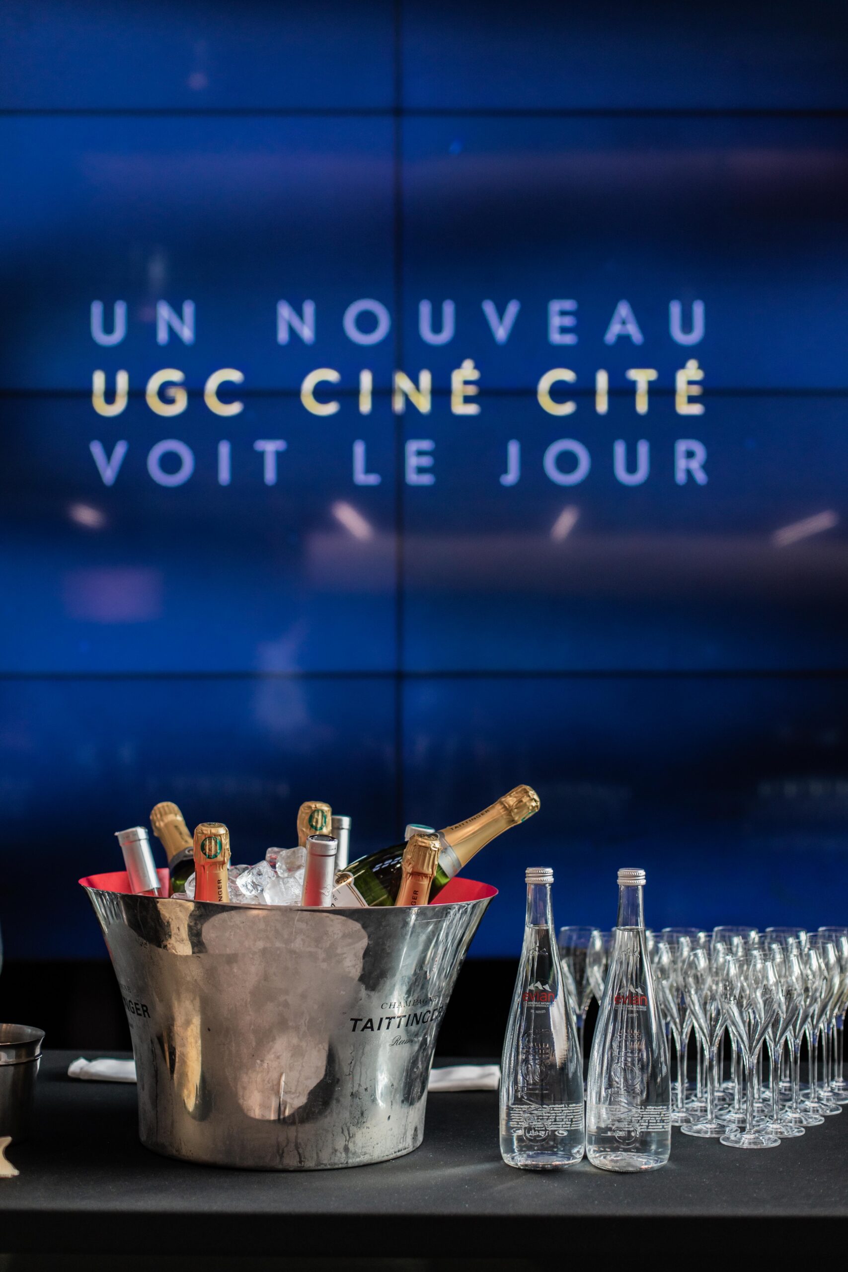 image du buffet de l'inauguration du noueau cinéma UCG Ciné Cité Part-Dieu
